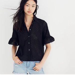 Madewell eyelet tee